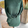 Bamboo crew sweatshirt with horse icon NEW