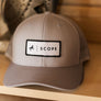 Scope Trucker Hat, Grey