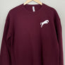 Scope Icon crew sweatshirt, maroon