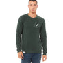 Circle Icon Sweatshirt, Heather Green