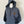Leather Patch Organic Cotton Hoodie Slate Blue