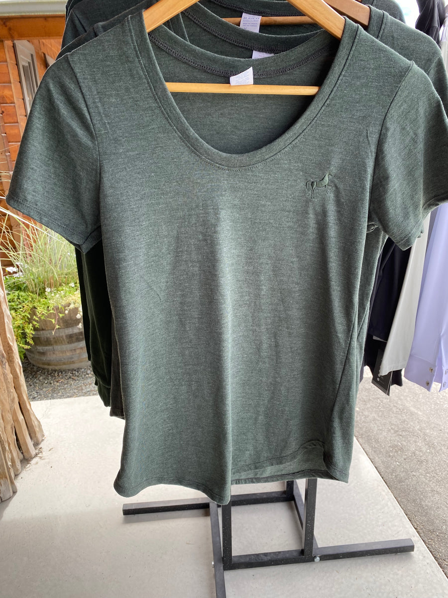 Women's Bamboo scoop neck shirt NEW