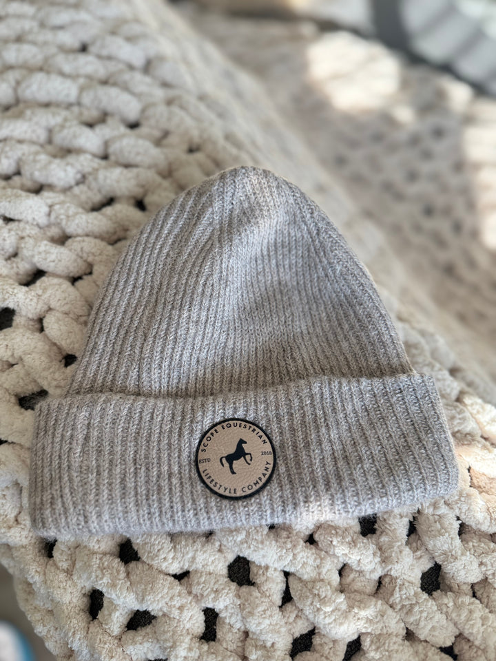 Leather Patch Toque