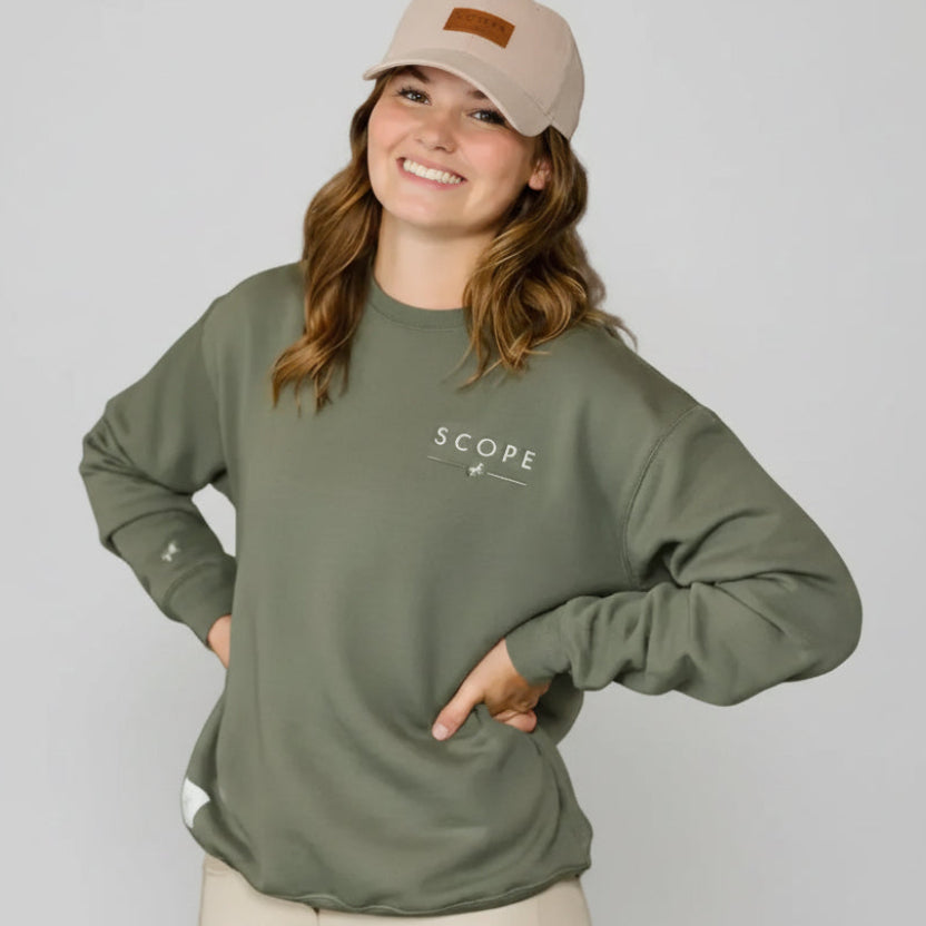 Performance Sweatshirt - Olive | Sand Dune