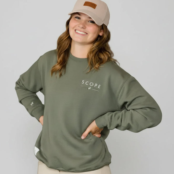 Performance Sweatshirt - Olive | Sand Dune