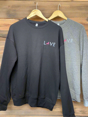 Love crew sweatshirt