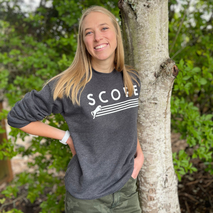 Icon Crewneck Sweatshirt - Teal | Charcoal