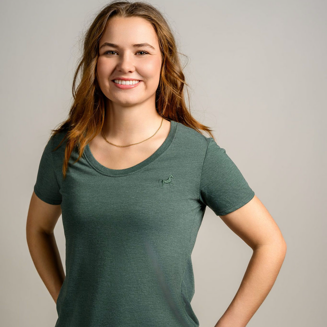 Bamboo Women's Tee - Green | Blue