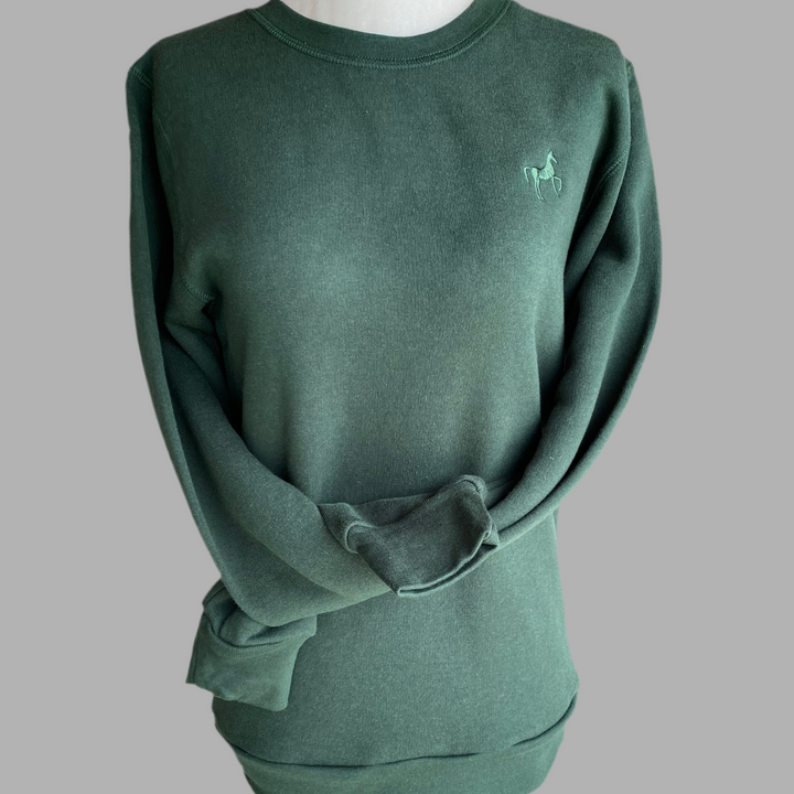 Bamboo Sweatshirt - Green | Ivory