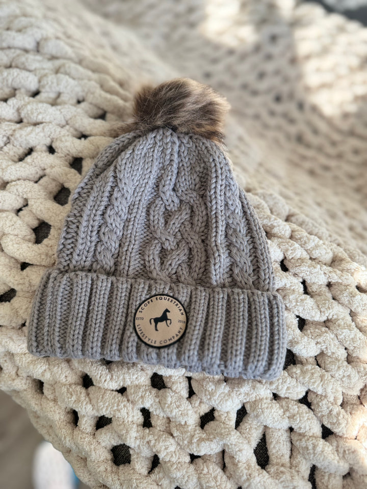 Pom Pom Toque - Black | Grey | Green