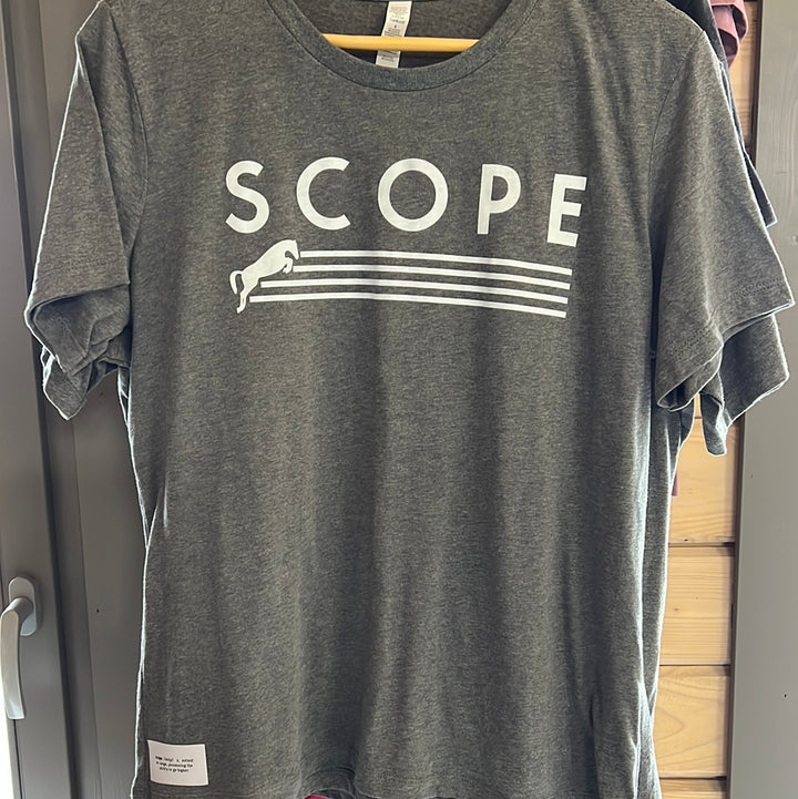 Scope Lines Women's T-shirt, heather grey