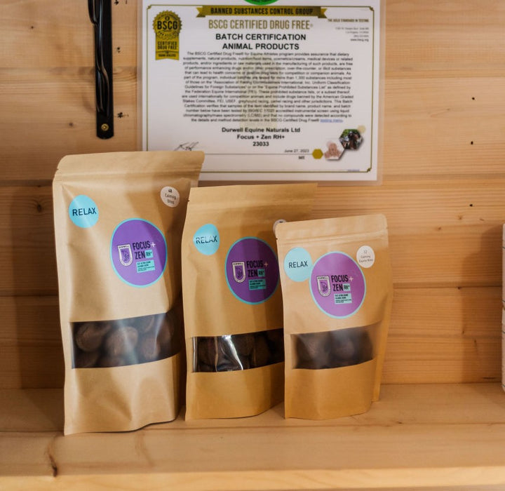 Durwell Focus+Zen RH+ Calming Chews for Horses