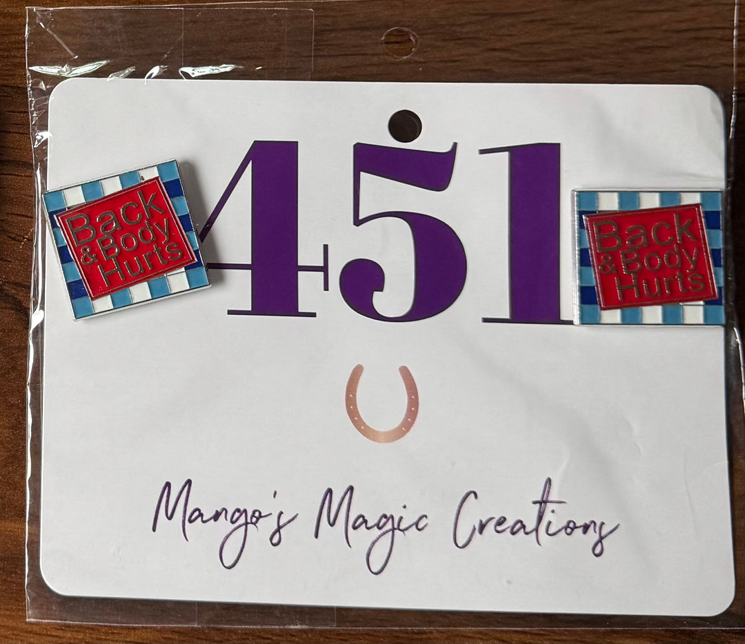 Mango's Magic Creations Show Number Pins