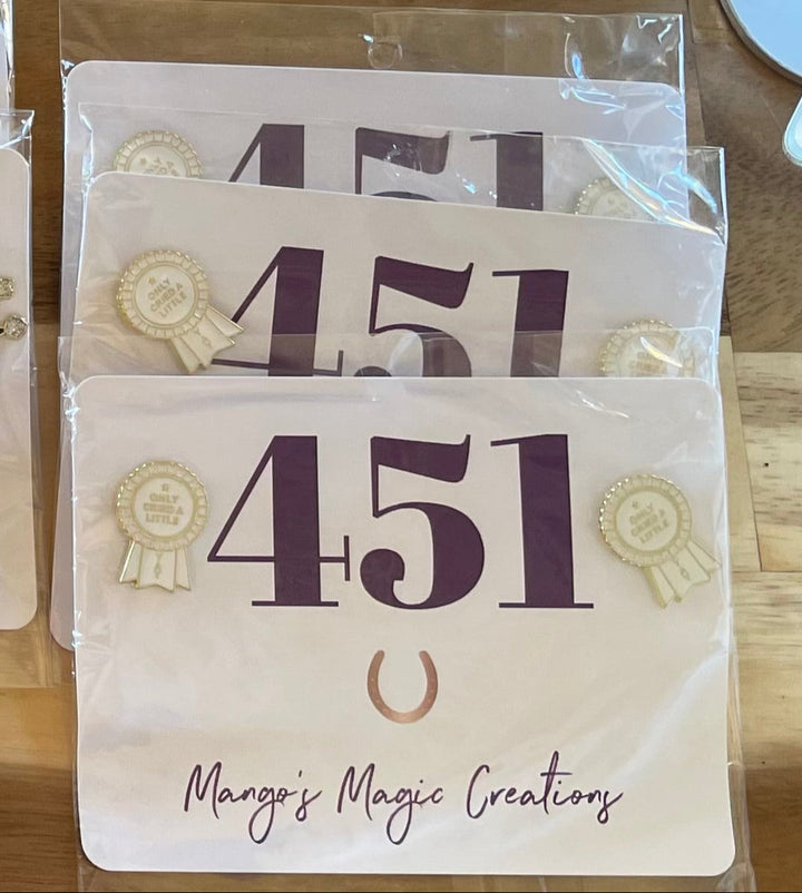 Mango's Magic Creations Show Number Pins