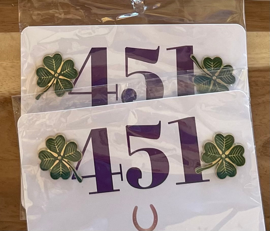 Mango's Magic Creations Show Number Pins