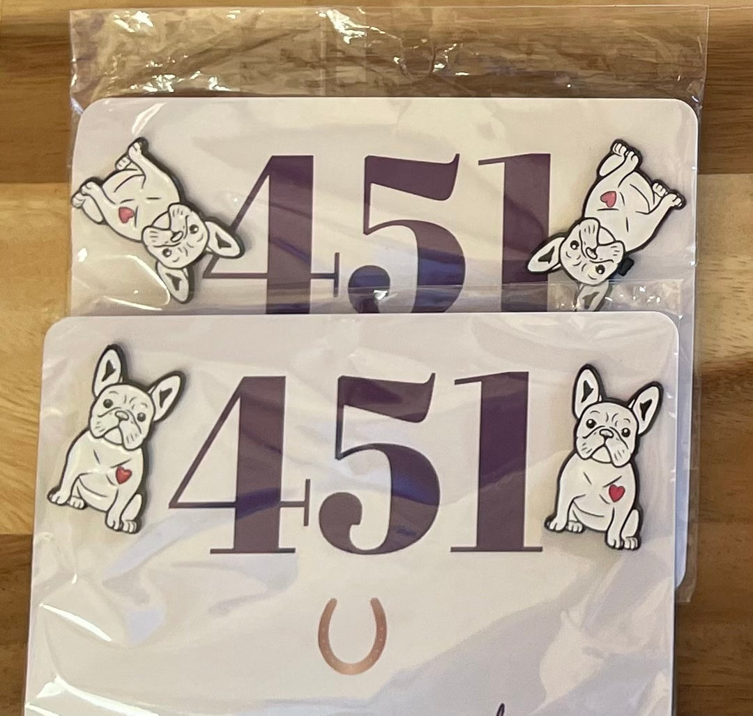 Mango's Magic Creations Show Number Pins