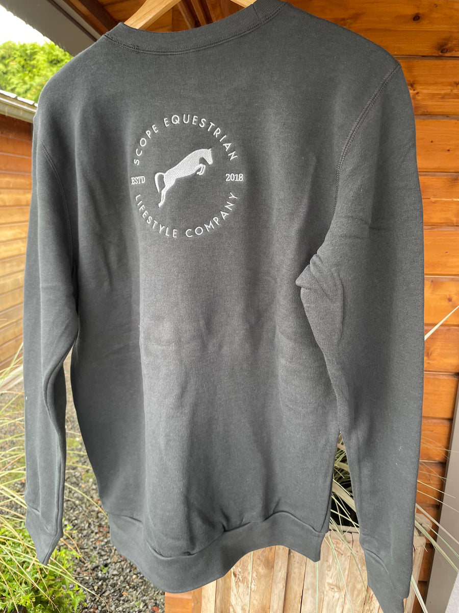 Bamboo crew sweatshirt, Circle logo