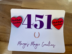 Mango's Magic Creations Show Number Pins