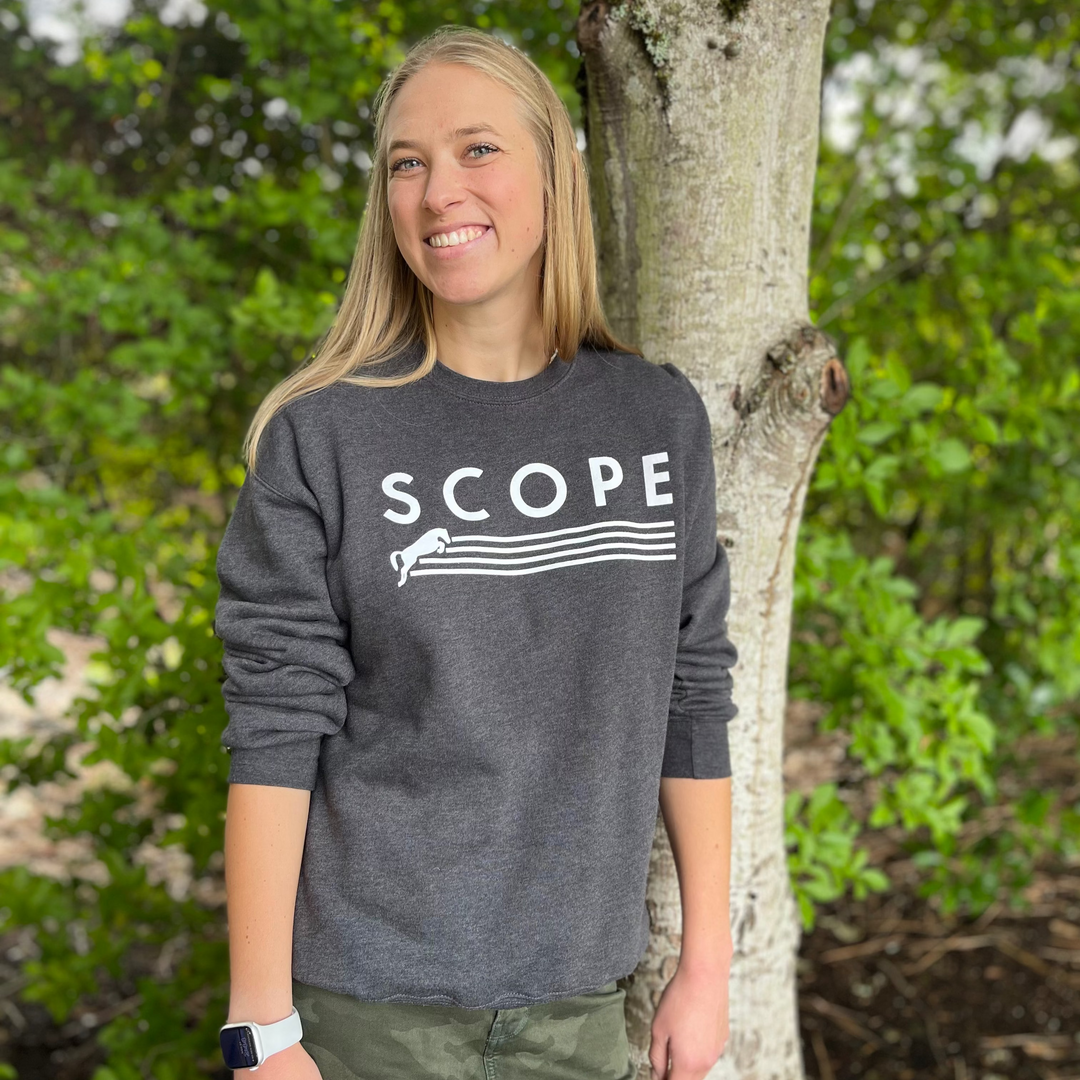 Icon Crewneck Sweatshirt - Teal | Charcoal