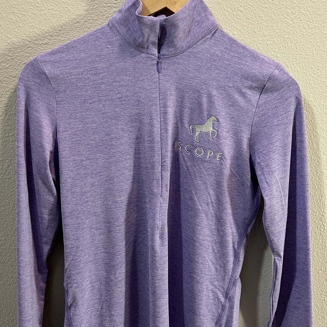 Icon Half Zip, Lavender | Navy