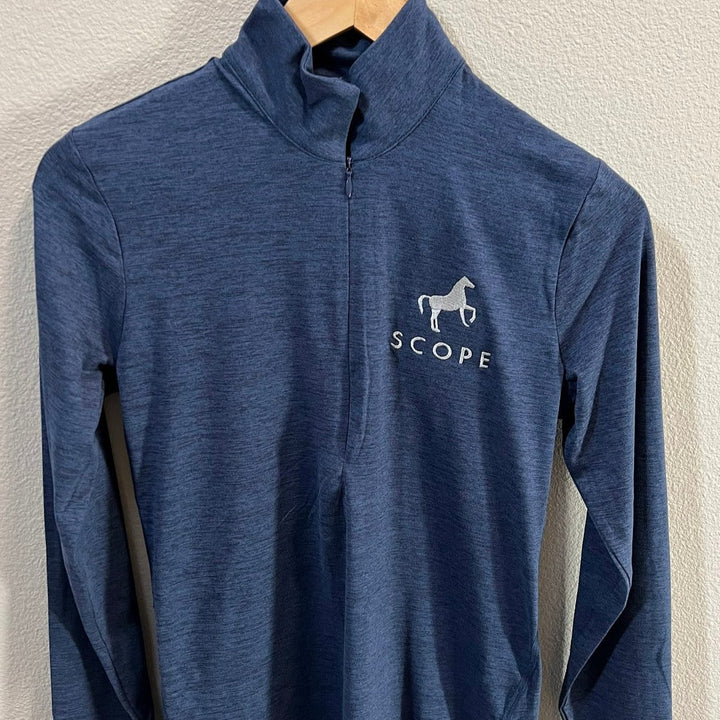 Icon Half Zip, Lavender | Navy