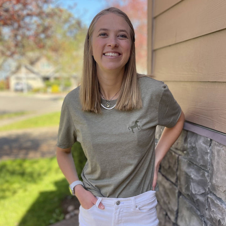 Reclaimed Blend Tee, Olive