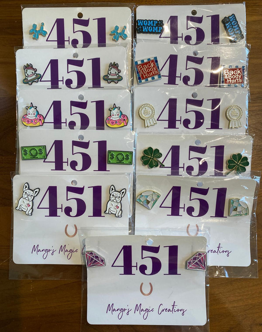 Mango's Magic Creations Show Number Pins