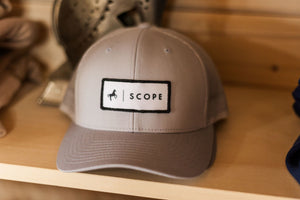 Scope Trucker Hat, Grey