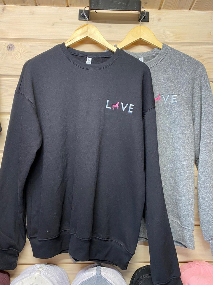 Bamboo crew sweatshirt, LOVE