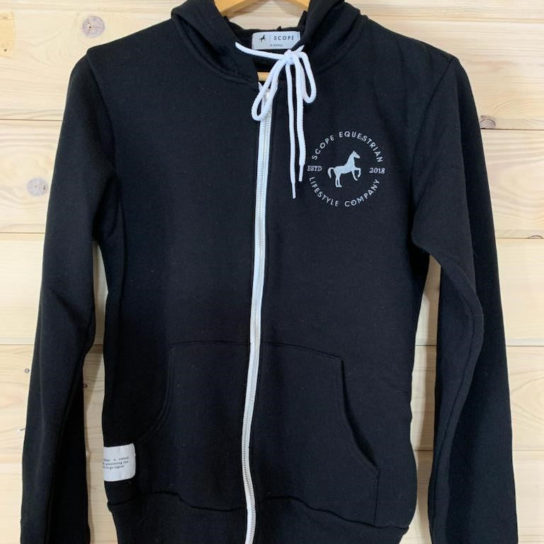 Performance Zip Hoodie - Black | Grey