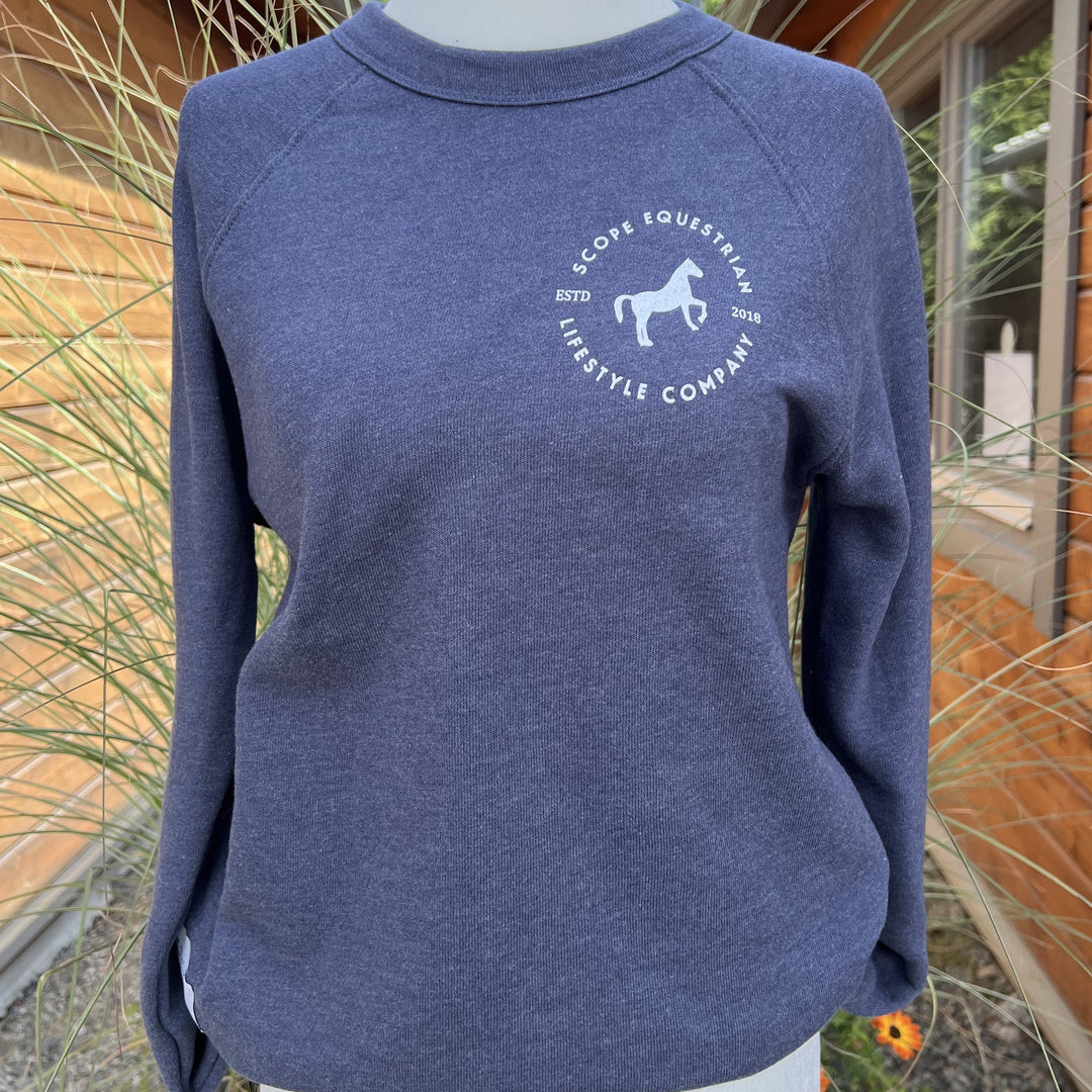 Performance Sweatshirt - Heather Navy | Heather Green