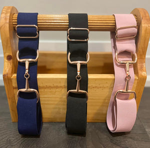 Belts with Rose Gold Bit Clasp