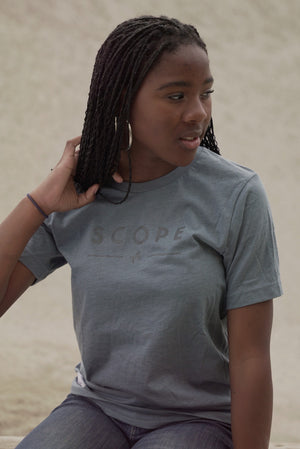 Carry on Unisex Tee in Heather Slate