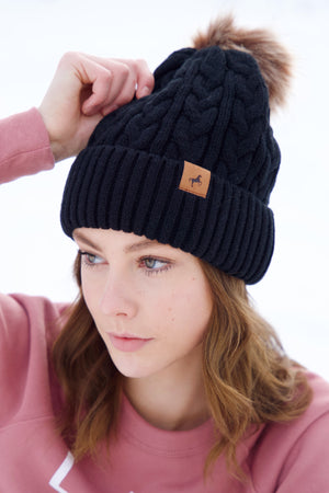 Scope Faux Fur Pom Pom Toque