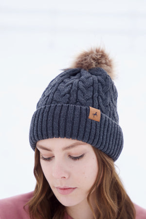 Scope Faux Fur Pom Pom Toque