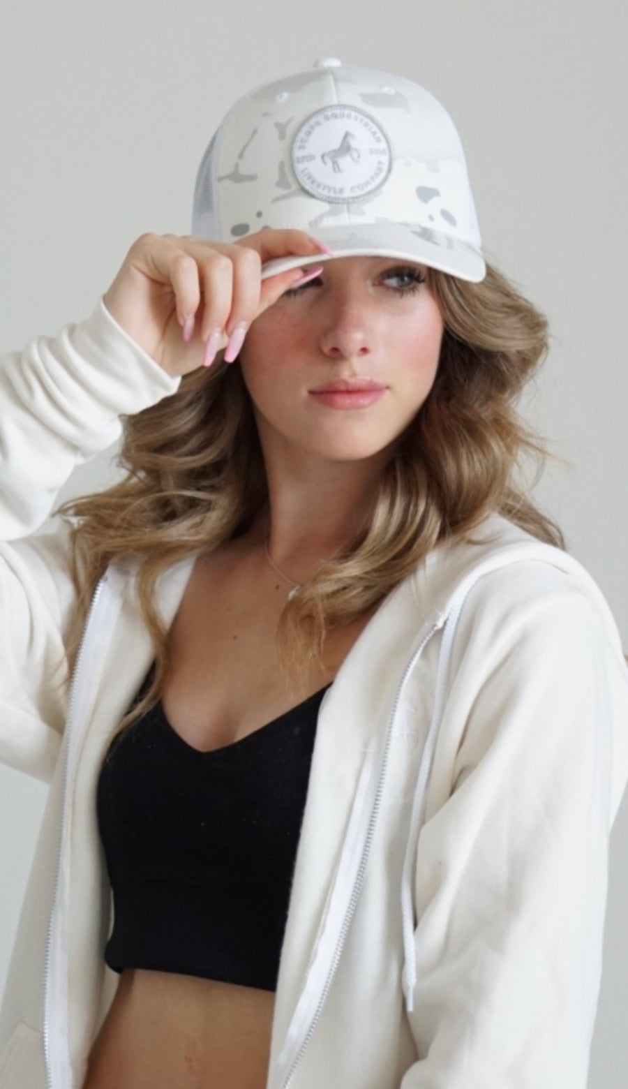Arctic Camo Trucker Hat