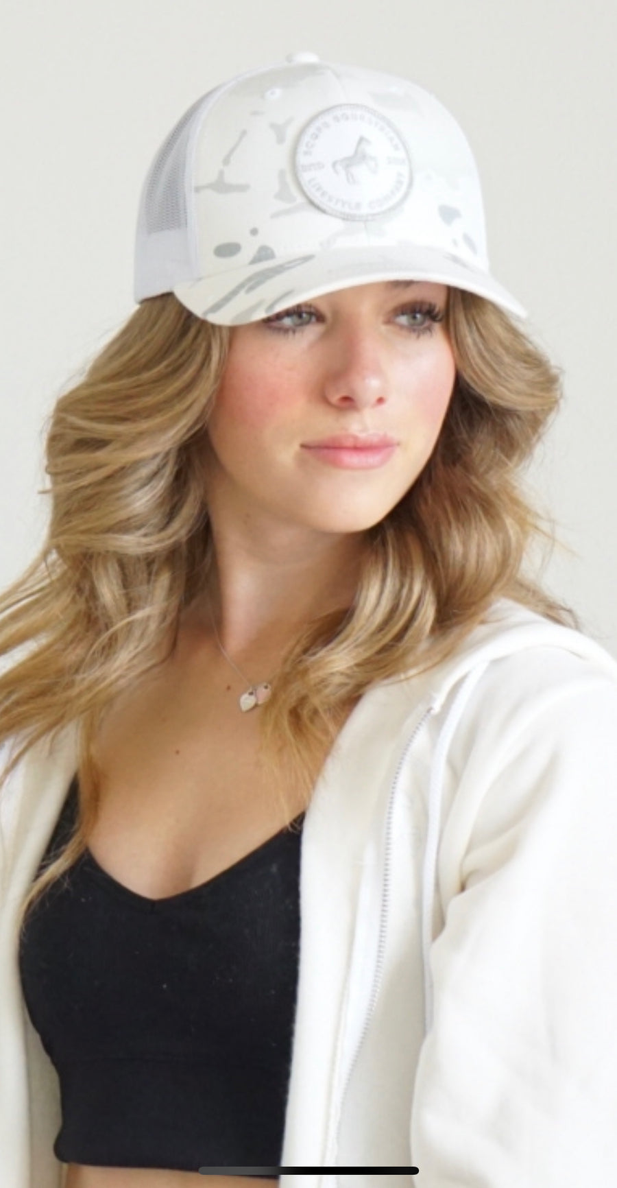 Arctic Camo Trucker Hat