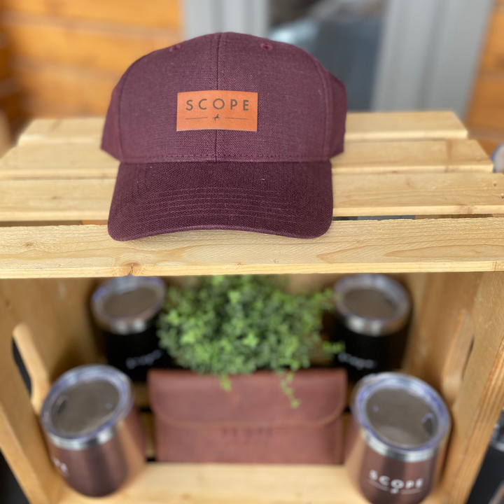 Hemp Ballcap - Birch | Black | Maroon