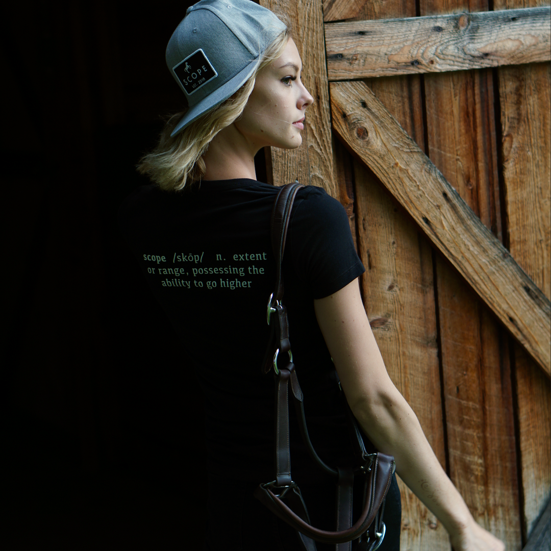 Definition Tee- Black - Scope Equestrian Lifestyle