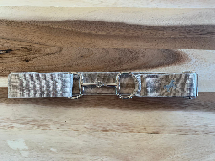 Belt with Bit Clasp - embroidered with Scope horse