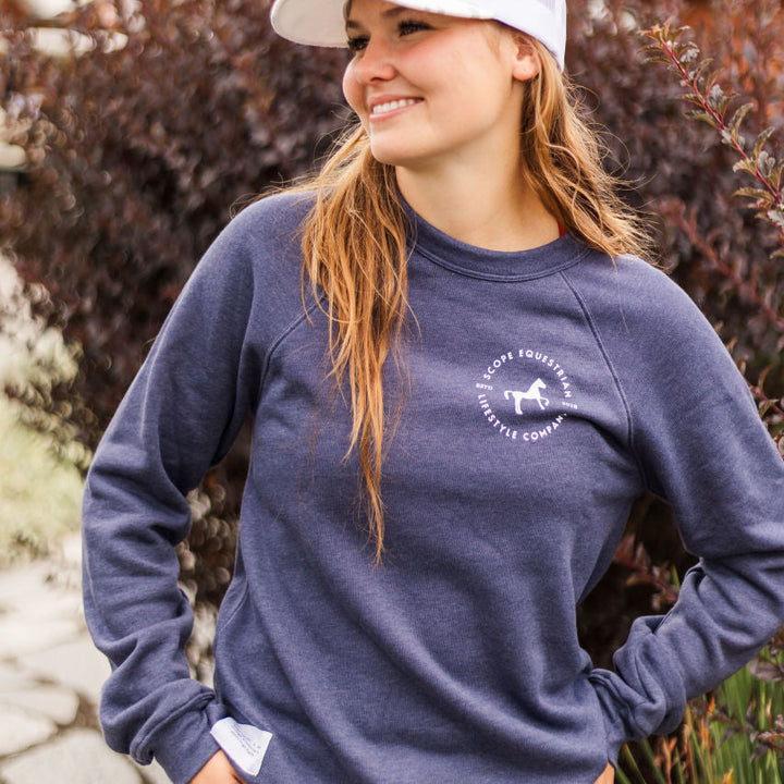 Performance Sweatshirt - Heather Navy | Heather Green